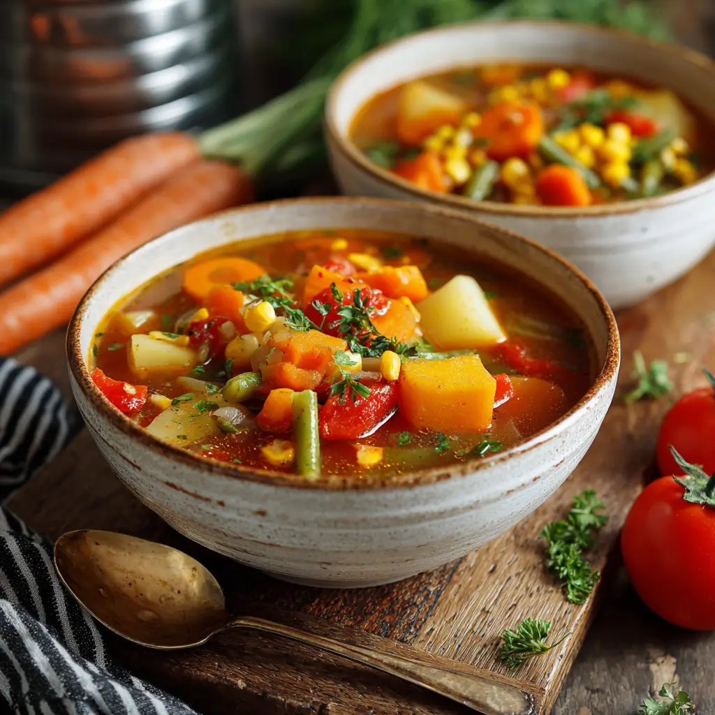 Crockpot Autumn Vegetable Soup – Cozy Clean Eating Fall Recipe