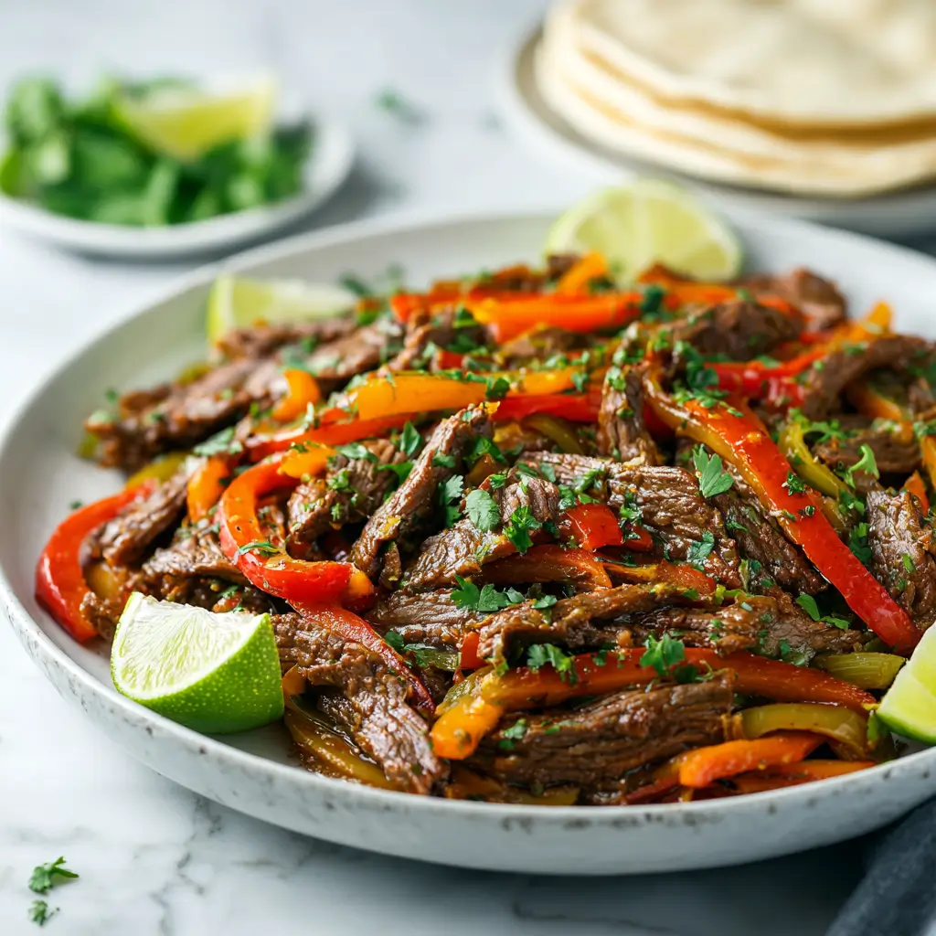 Steak Fajitas Crockpot – Easy Slow Cooker Fajitas