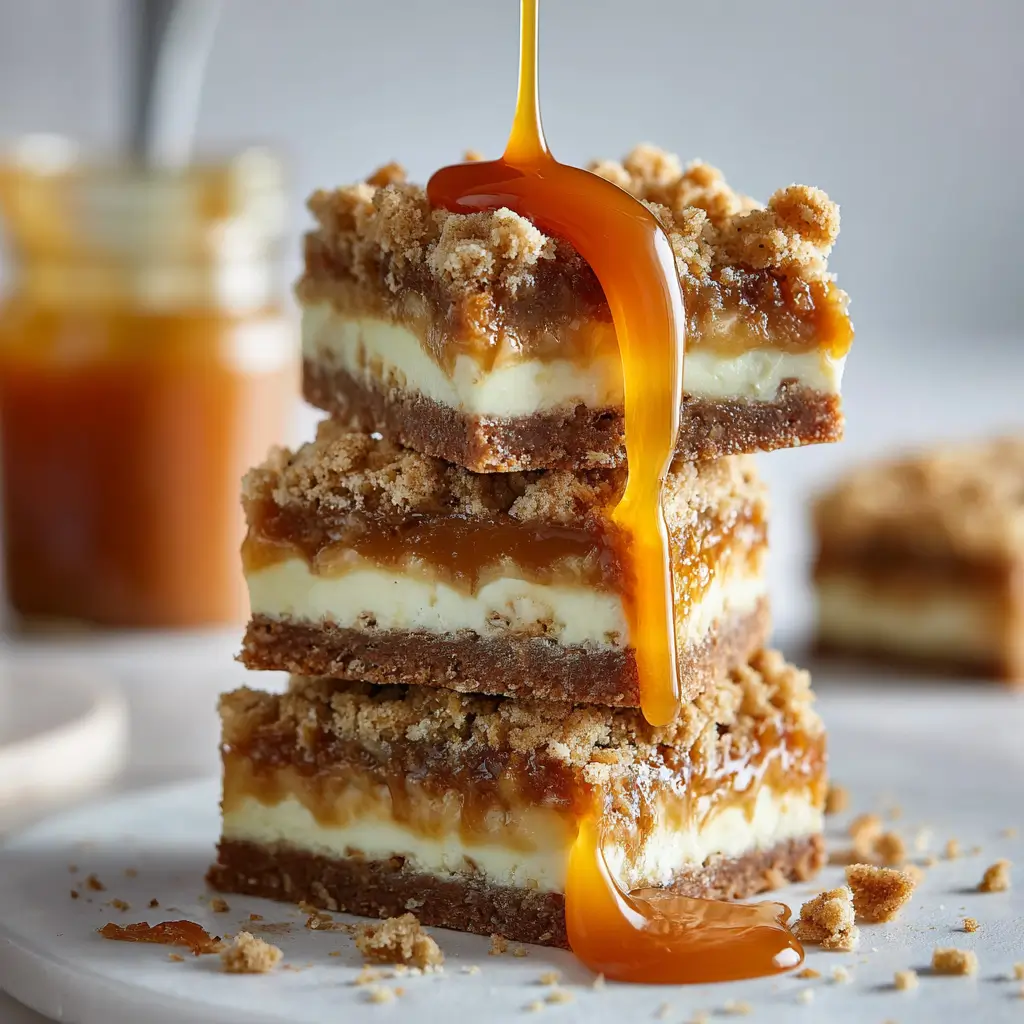 Apple Caramel Cheesecake Bars – Fall Baking Recipe