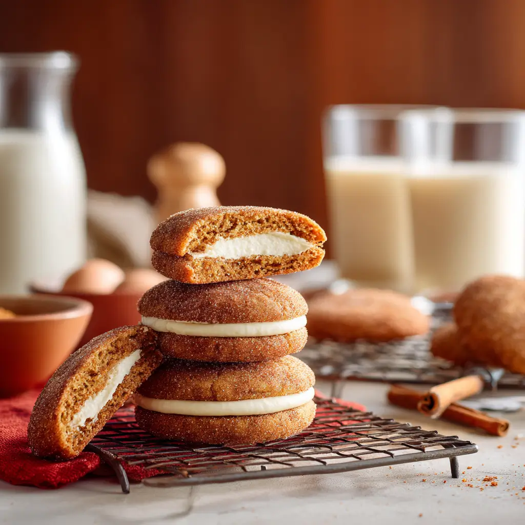Cheesecake Stuffed Snickerdoodles – Easy Thanksgiving Dessert