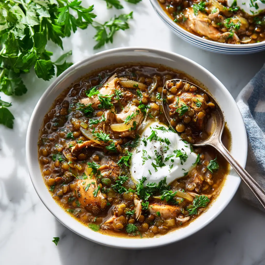 Chicken and Lentil Stew Recipe