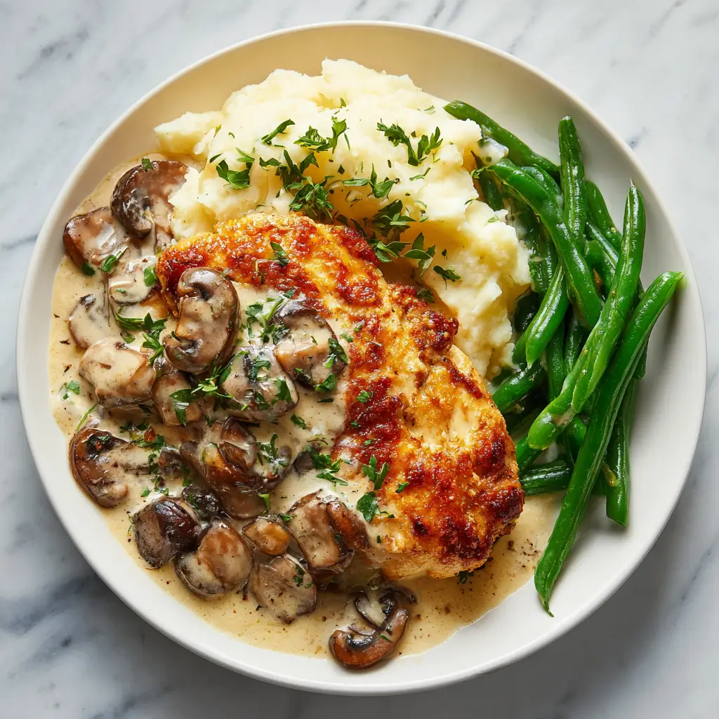 Creamy Mushroom Chicken – Easy Skillet Dinner Recipe