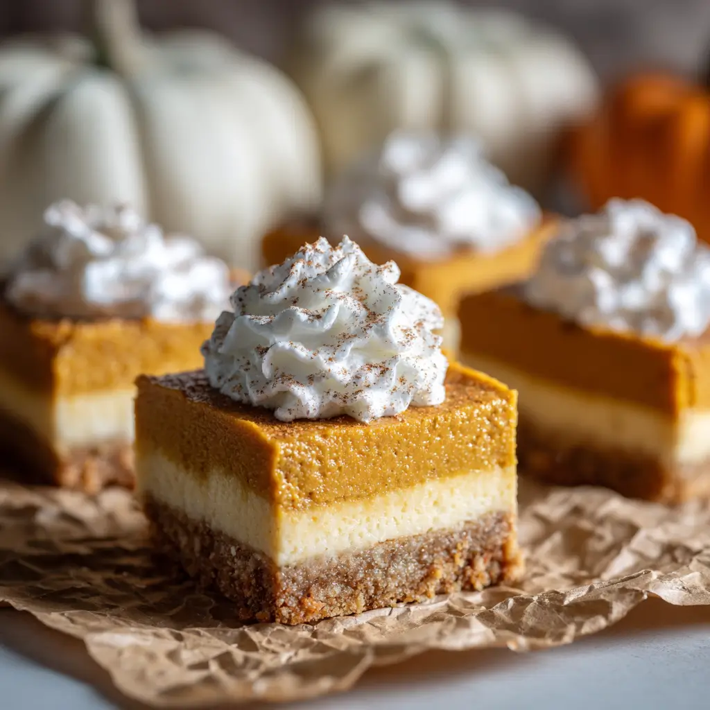 Pumpkin Pie Cheesecake Bars – Easy Thanksgiving Dessert