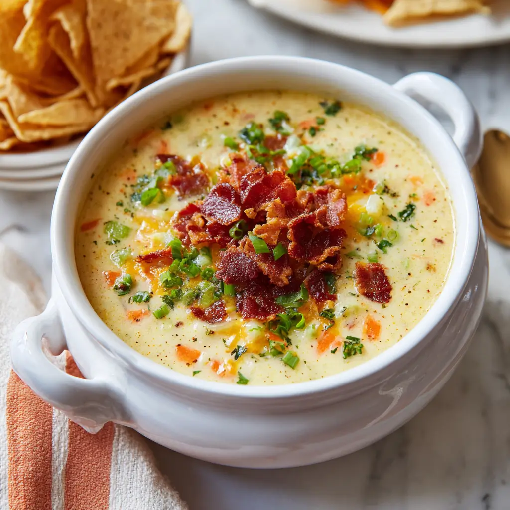Slow Cooker Cheesy Potato Soup Recipe
