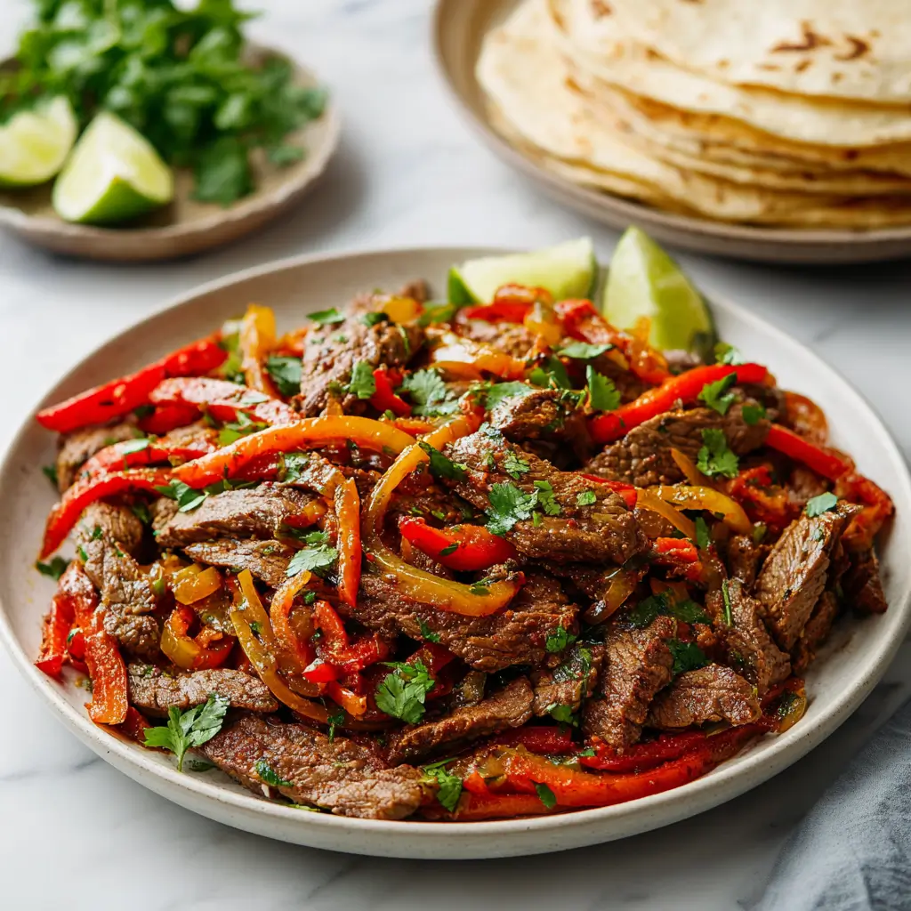 Steak Fajitas Crockpot Style Recipe