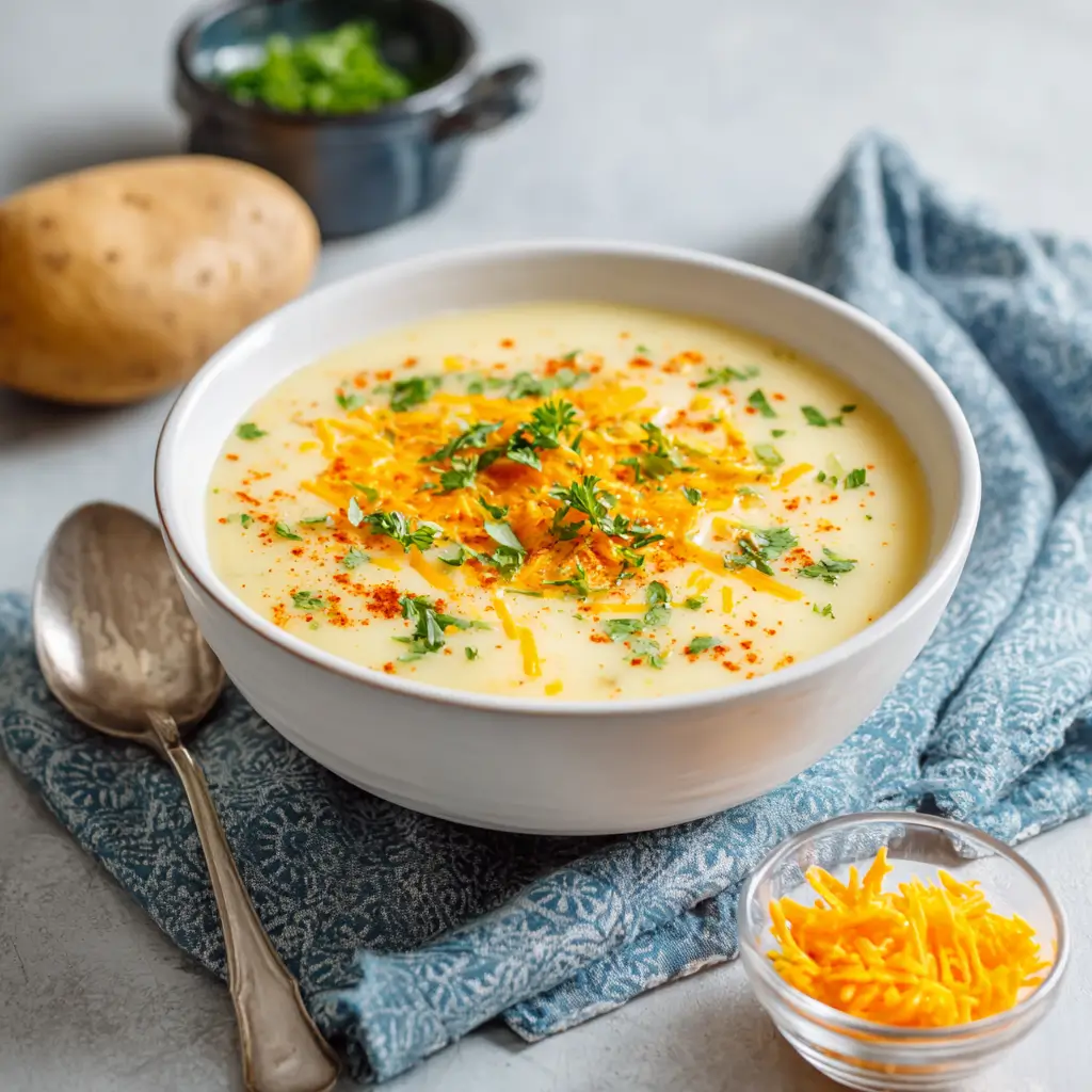 Vegetarian Loaded Potato Soup Recipe
