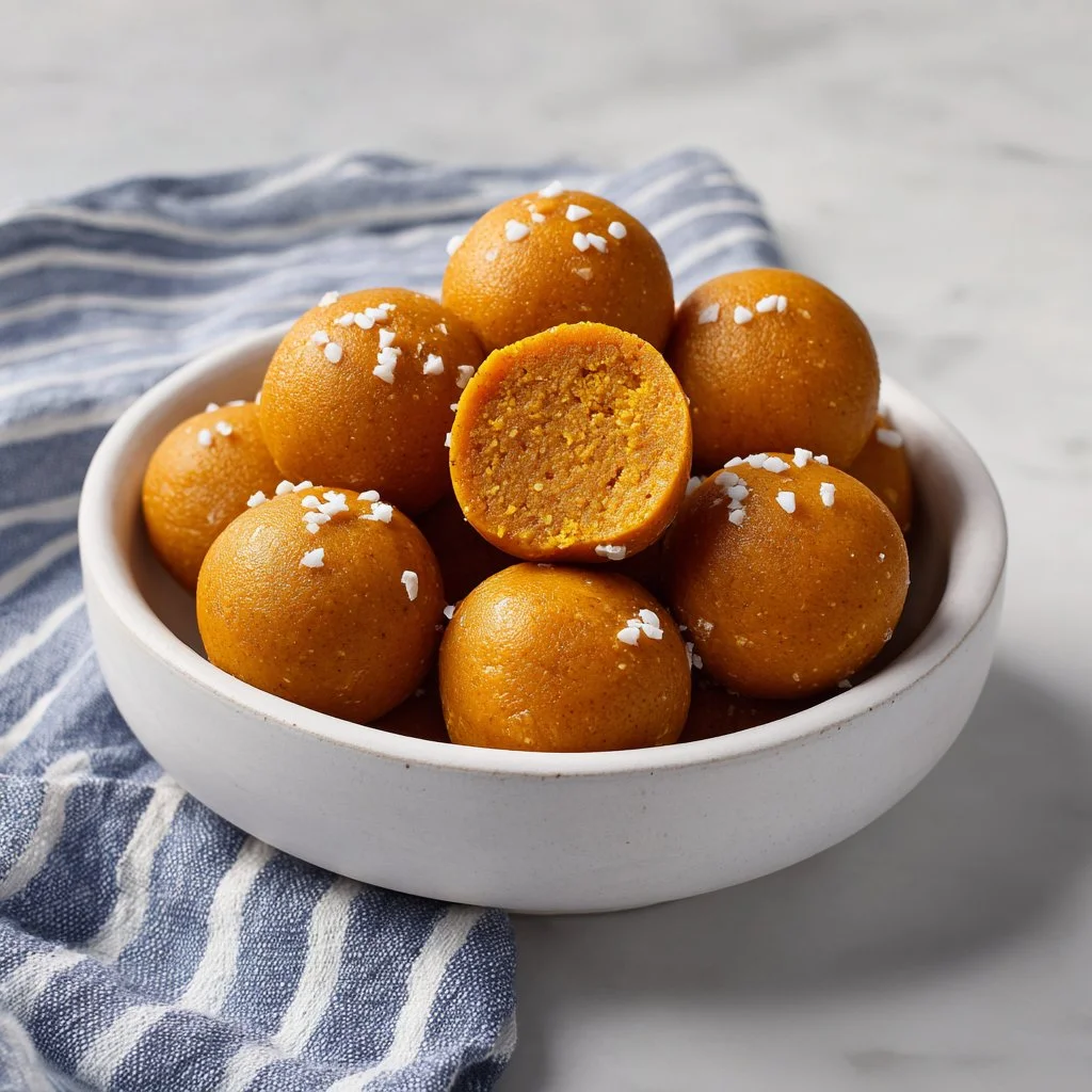 Delicious pumpkin protein balls packed with clean energy for a healthy snack