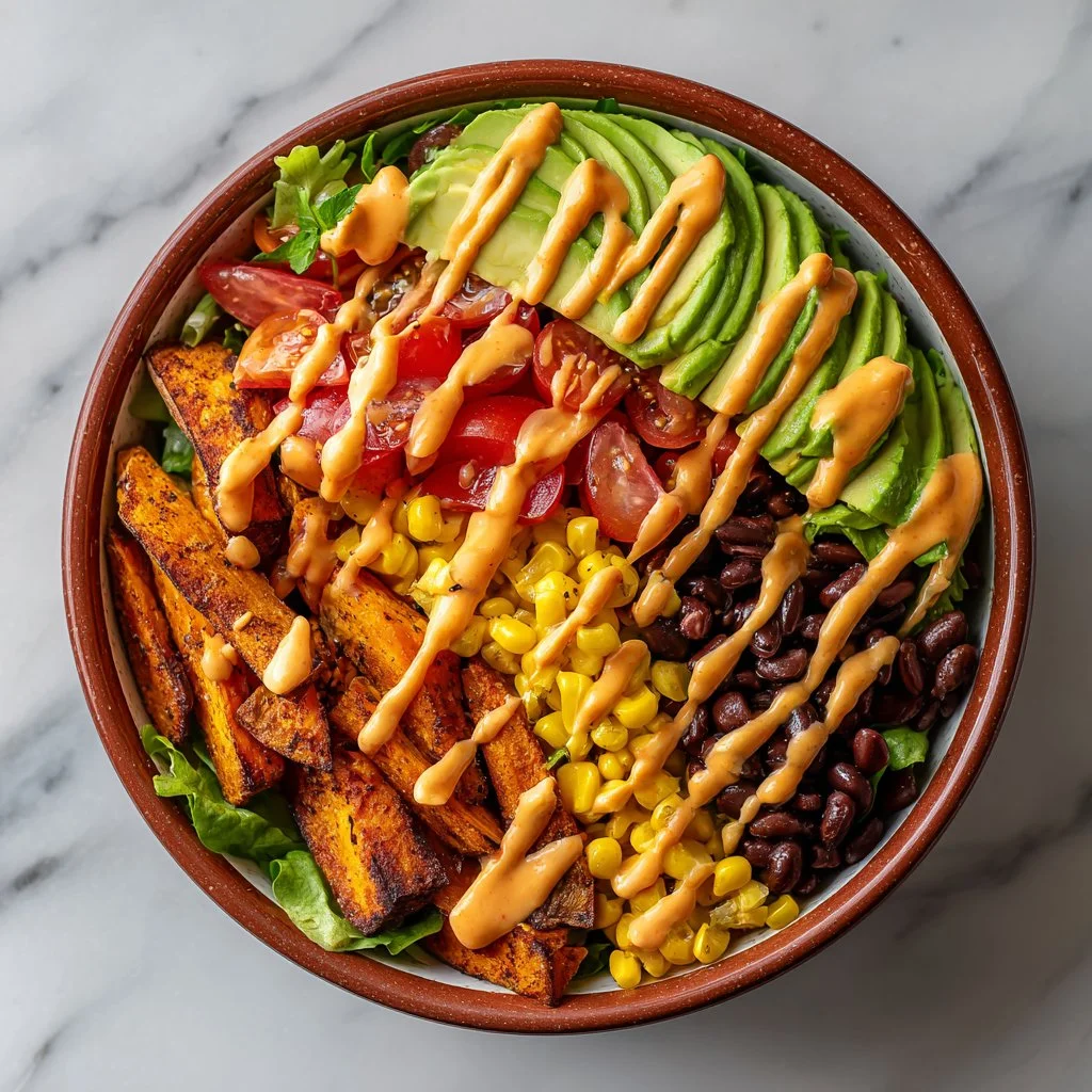 Colorful Southwest Salad full of vibrant ingredients and flavors