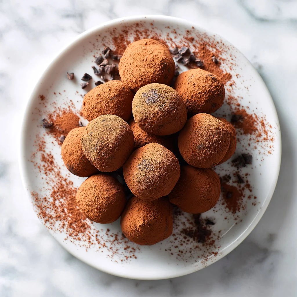 Delicious chocolate peanut butter protein balls for a healthy snack
