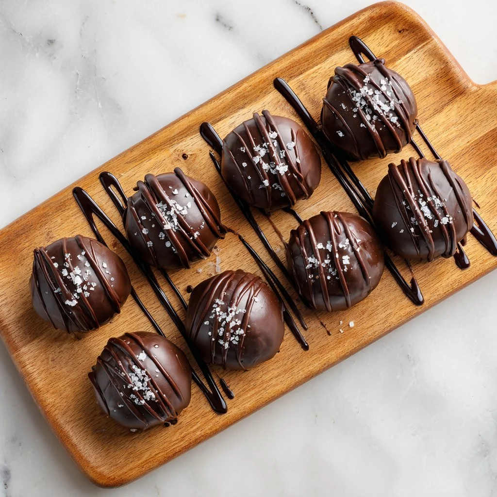 Delicious chocolate peanut butter protein balls for healthy snacking.