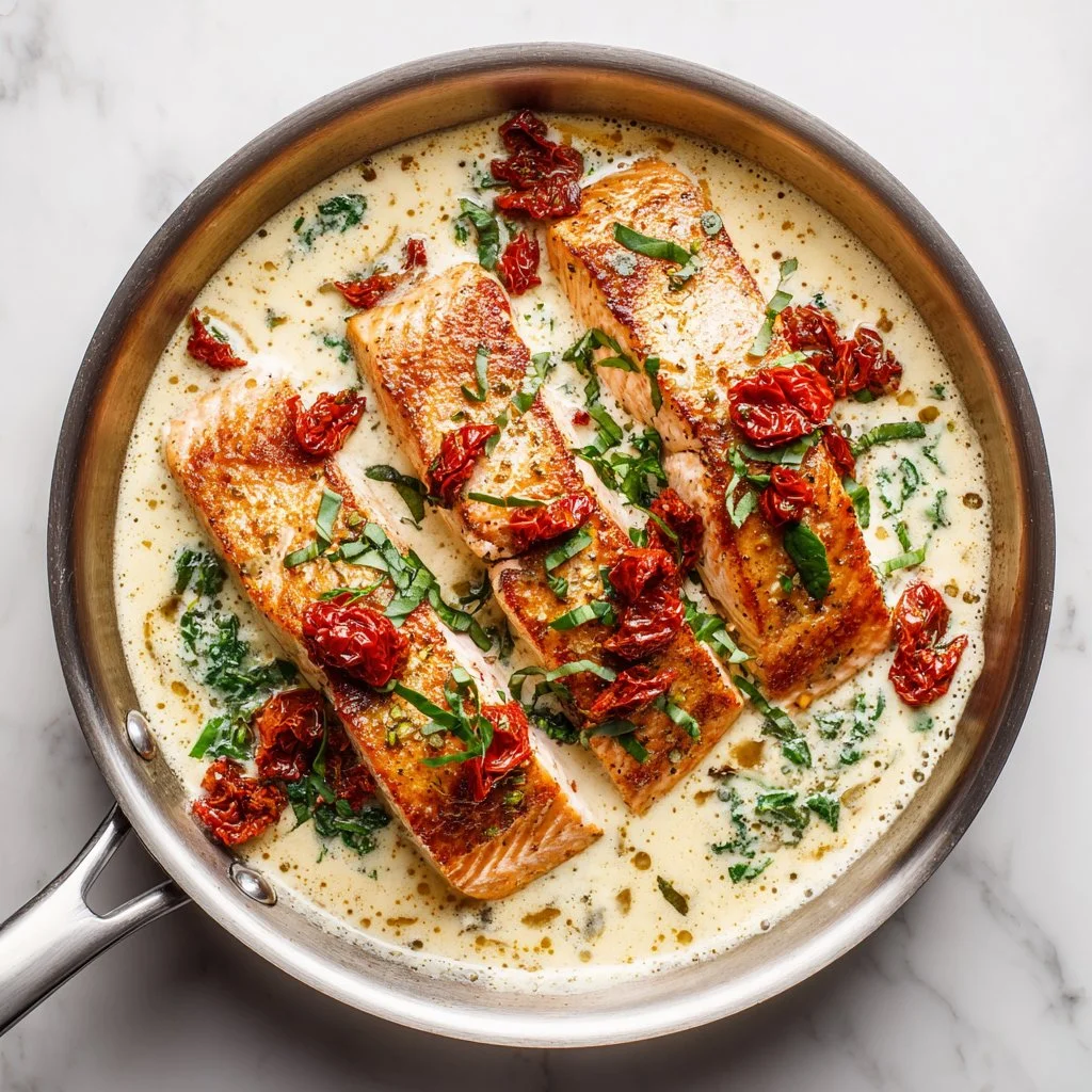 Creamy Marry Me Salmon recipe for an irresistible dinner dish