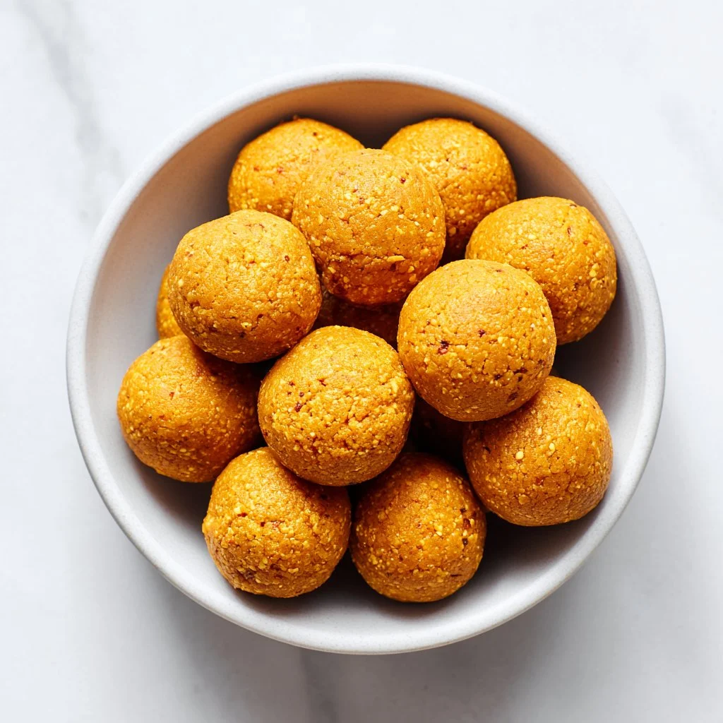 Easy no-bake pumpkin protein balls recipe for a healthy fall snack