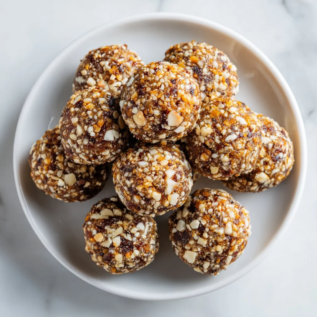 A bowl of easy protein energy balls for quick fuel and healthy snacks.