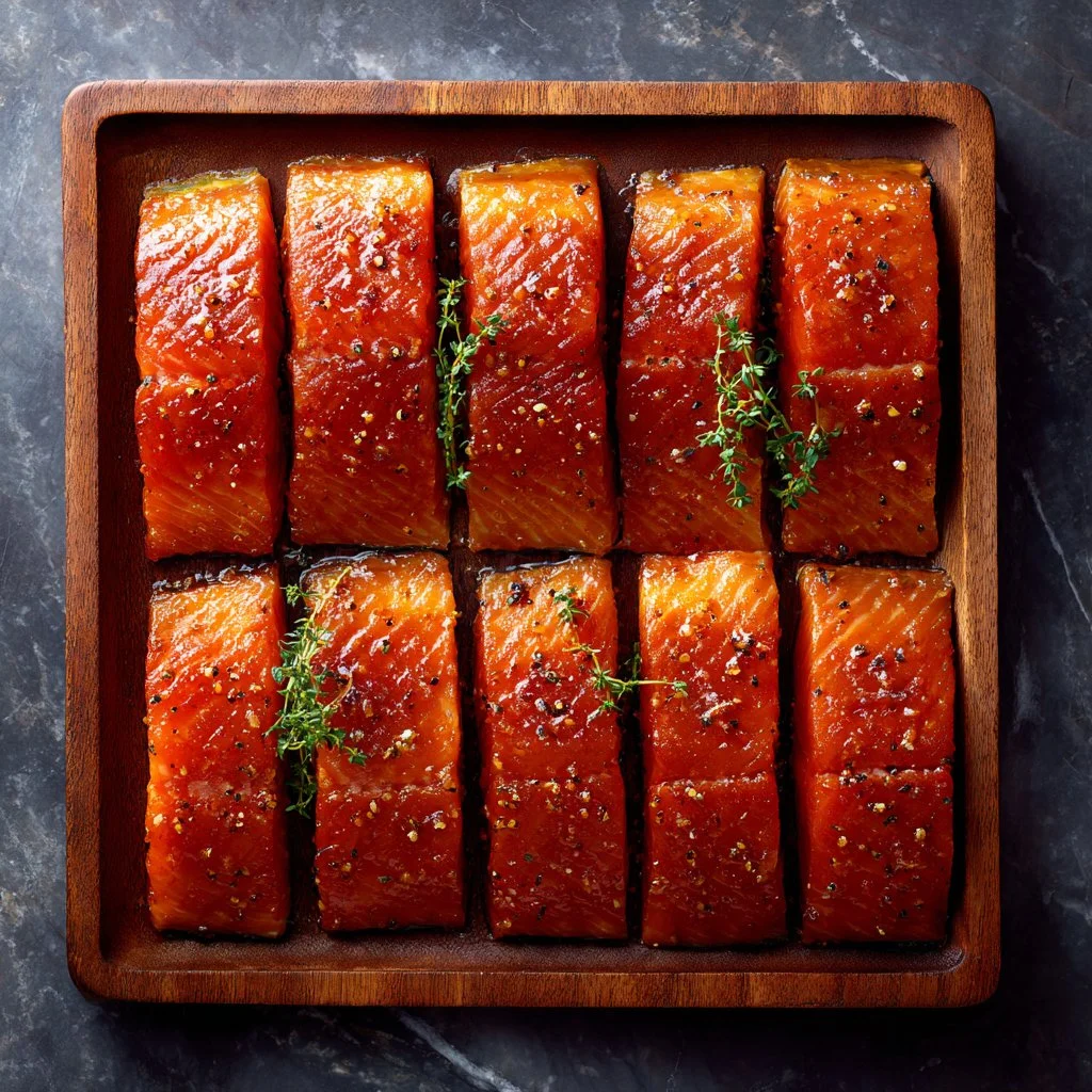 Delicious smoked salmon prepared in a Masterbuilt smoker