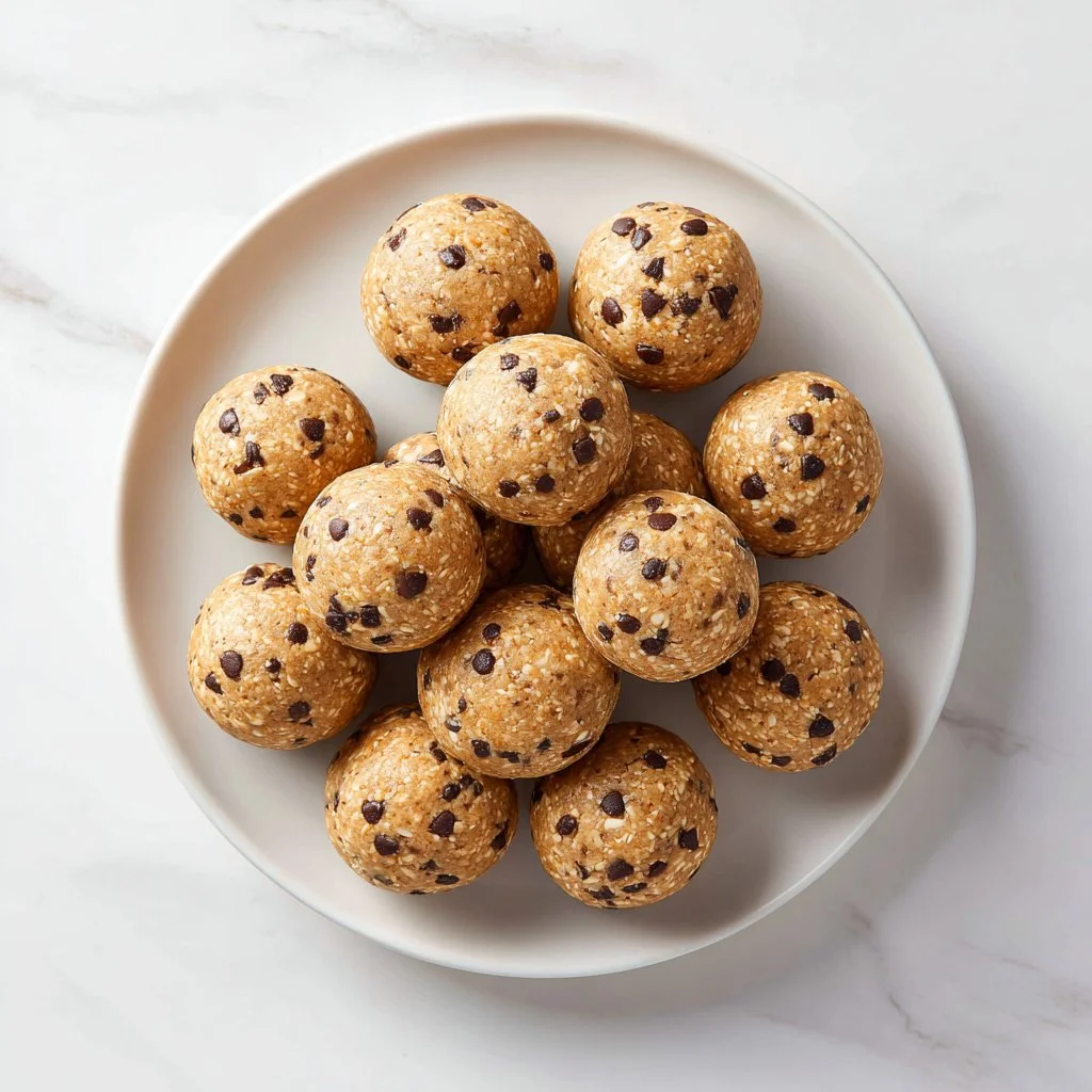 Delicious homemade Energy Oatmeal Balls with 4 ingredients