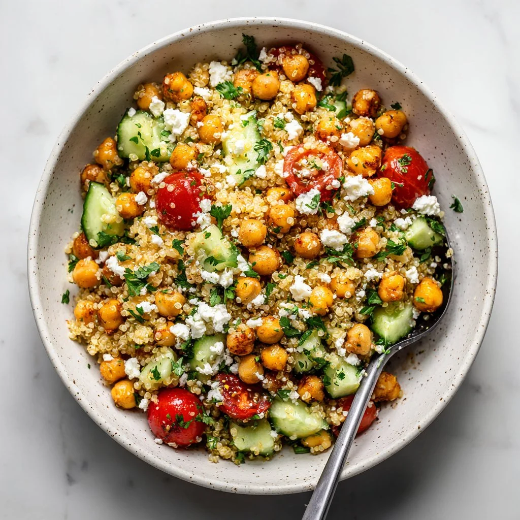 Fresh high-protein salad bowl with colorful vegetables and protein-rich toppings