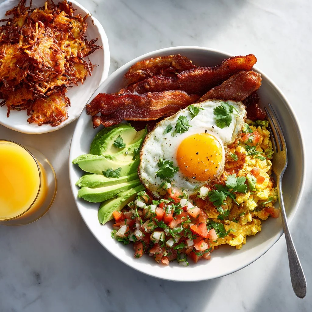 Delicious high-protein breakfast bowls filled with nutritious ingredients