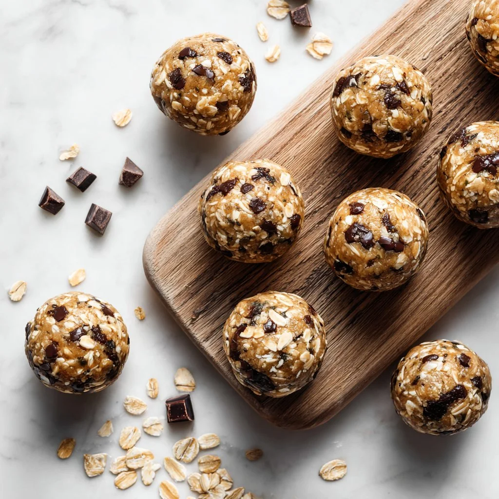 High-protein energy balls for nutritious snacking