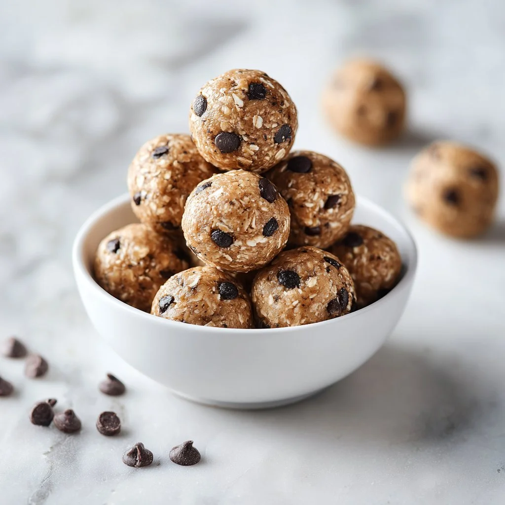 Homemade high-protein energy balls for healthy snacking