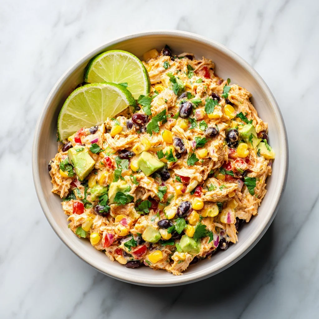 High-Protein Southwest Chicken Salad for nutritious lunches