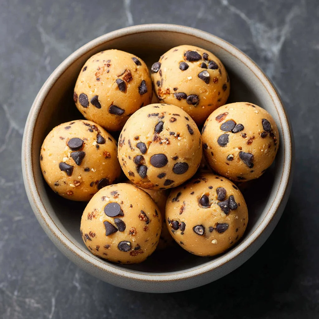 Nutrient-rich peanut butter protein balls, ideal for a healthy snack.