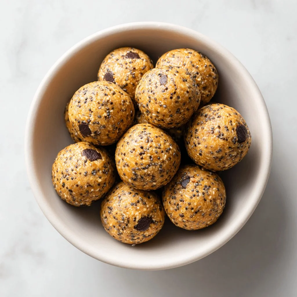 Delicious soft pumpkin protein balls for healthy snacking
