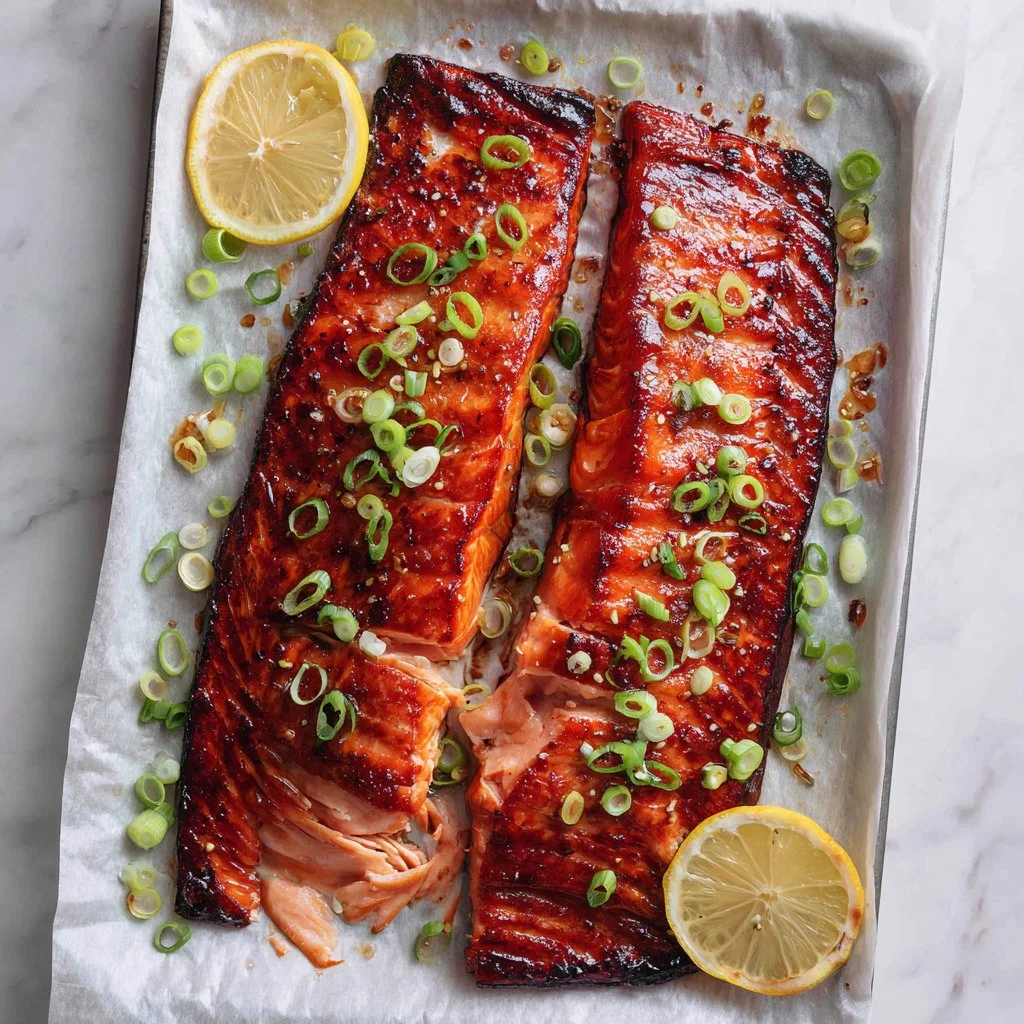 Traeger smoked salmon showcasing bold smoky flavor on a wooden platter