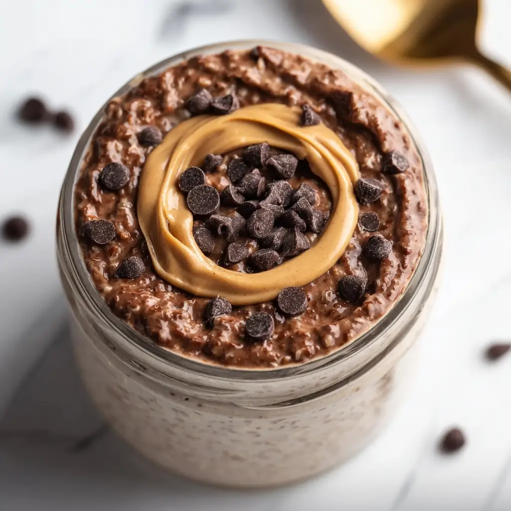 Brownie Batter Style Overnight Oats