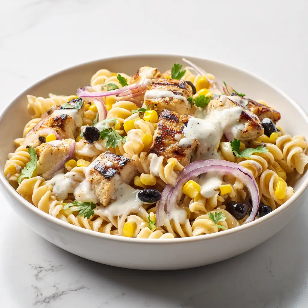 Creamy BBQ Chicken Pasta
