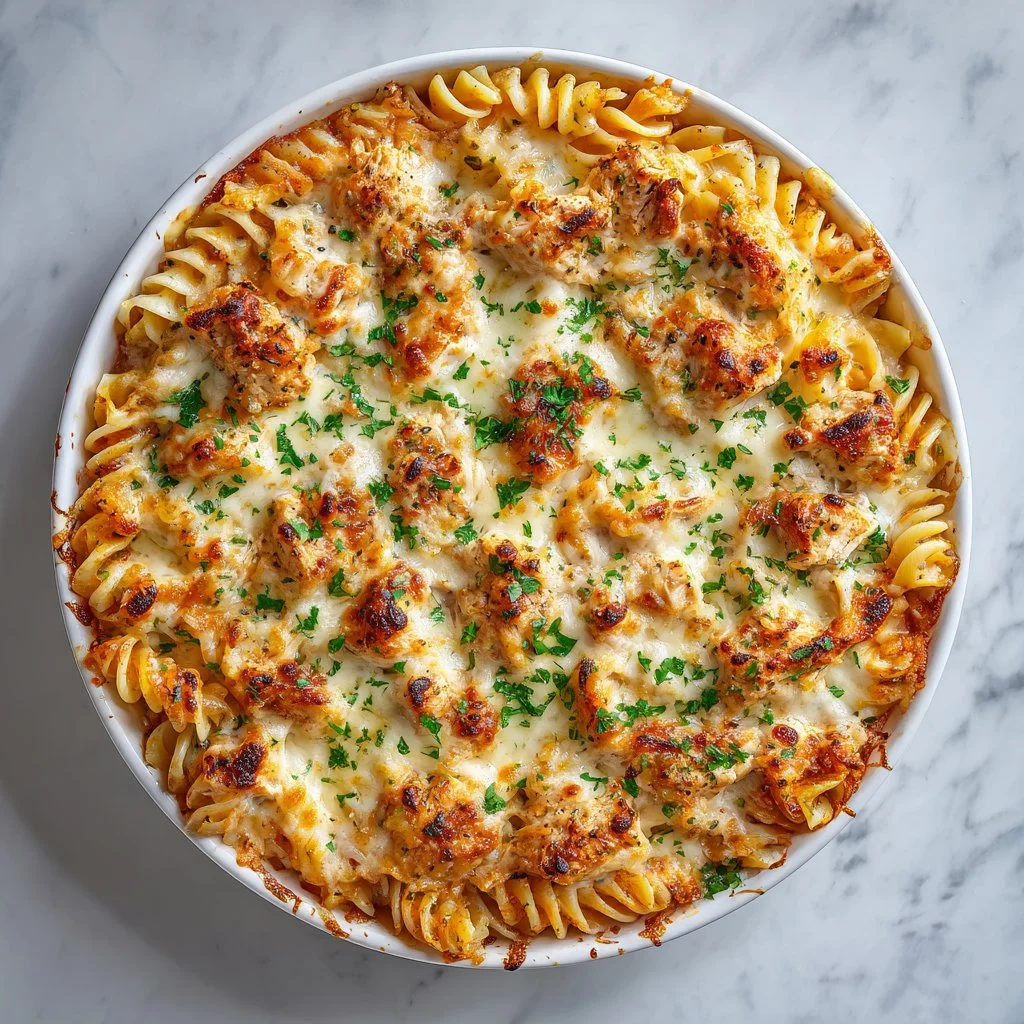 Cheesy Mozzarella Chicken Bake, perfect for a family dinner