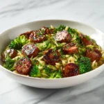 chicken sausage and broccoli orzo skillet 2026 01 14 131306 1