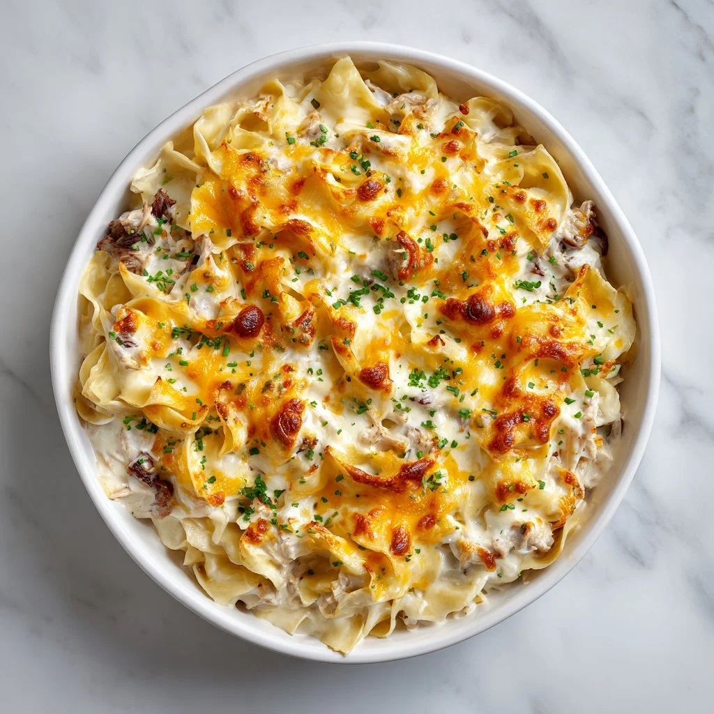 Delicious casserole ready to serve at a family dinner