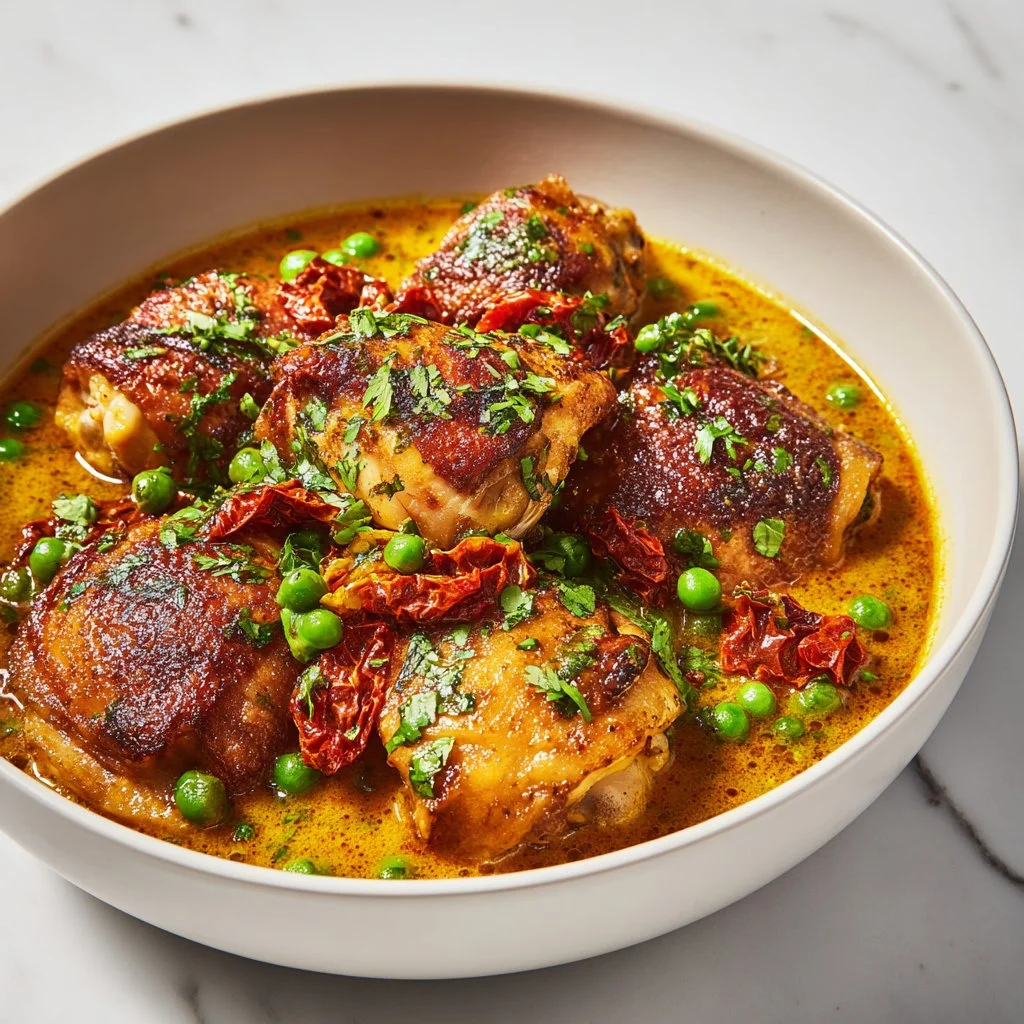 Delicious Crock Pot Marry Me Chicken garnished with herbs and served on a plate.