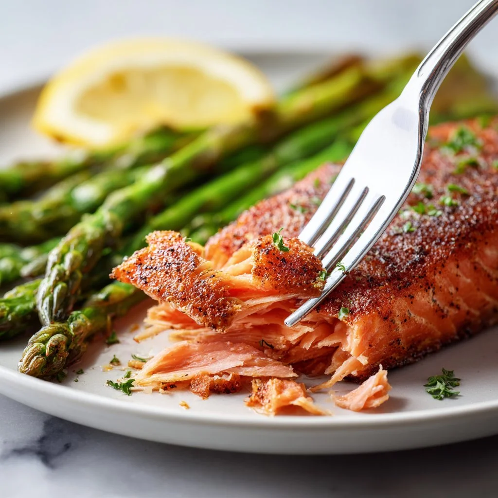 Delicious smoked salmon with lemon and garlic flavor boost