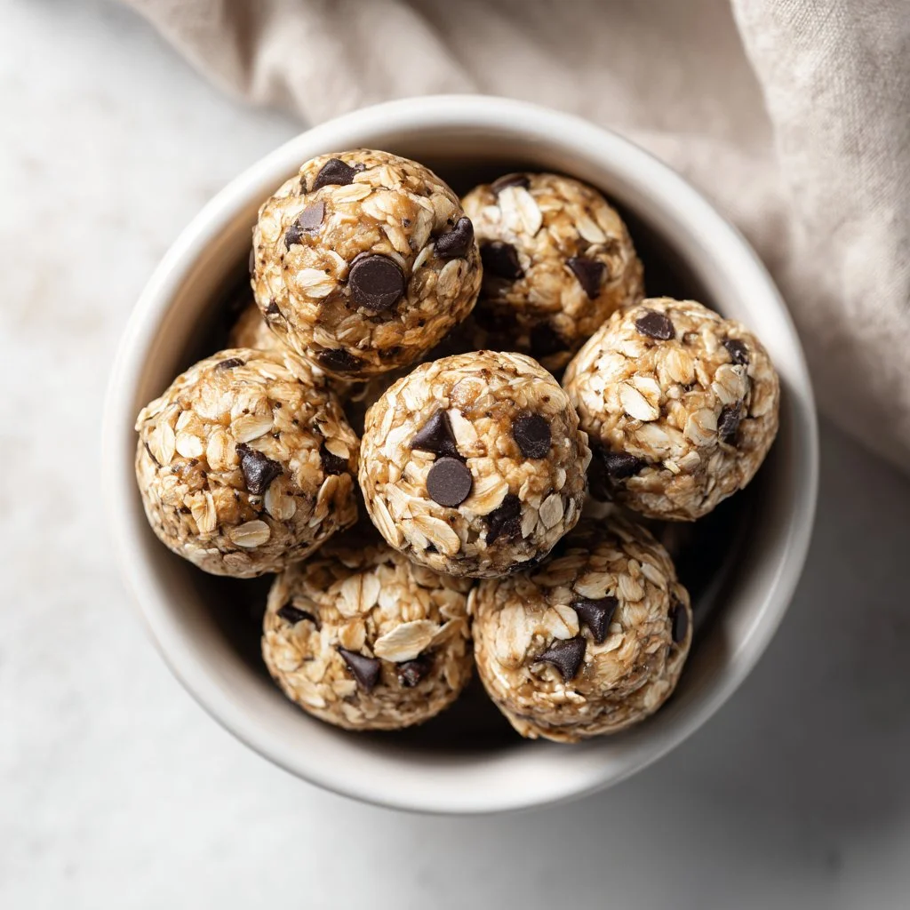 Soft and chewy protein balls ideal for healthy daily snacking