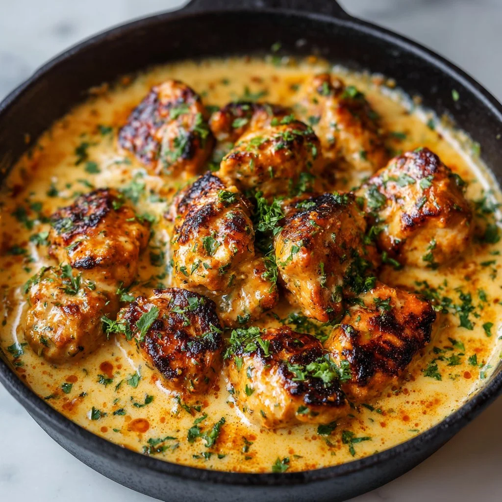 Delicious Butter Chicken Skillet ready in 30 minutes, inspired by Texas Roadhouse