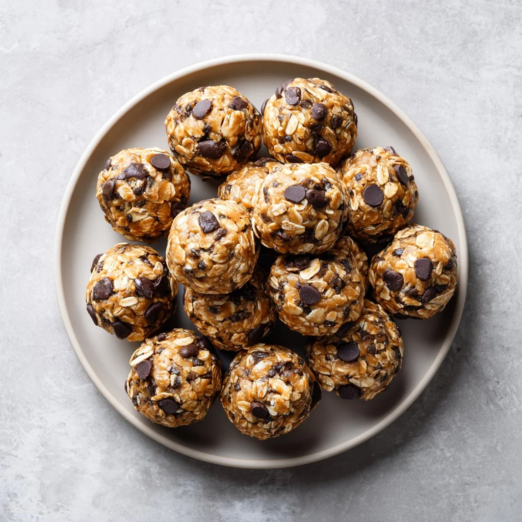 Vegan energy balls made with natural ingredients for a healthy snack