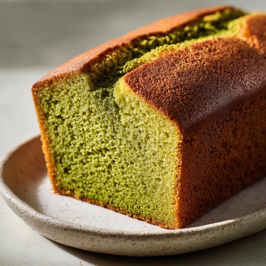 Japanese Matcha Pound Cake