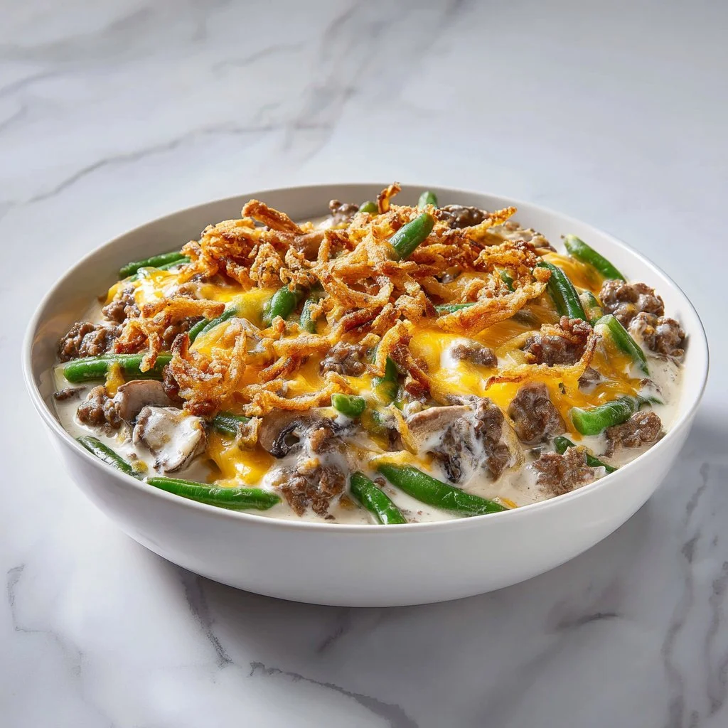 High-protein beef meal prep with green beans in meal containers